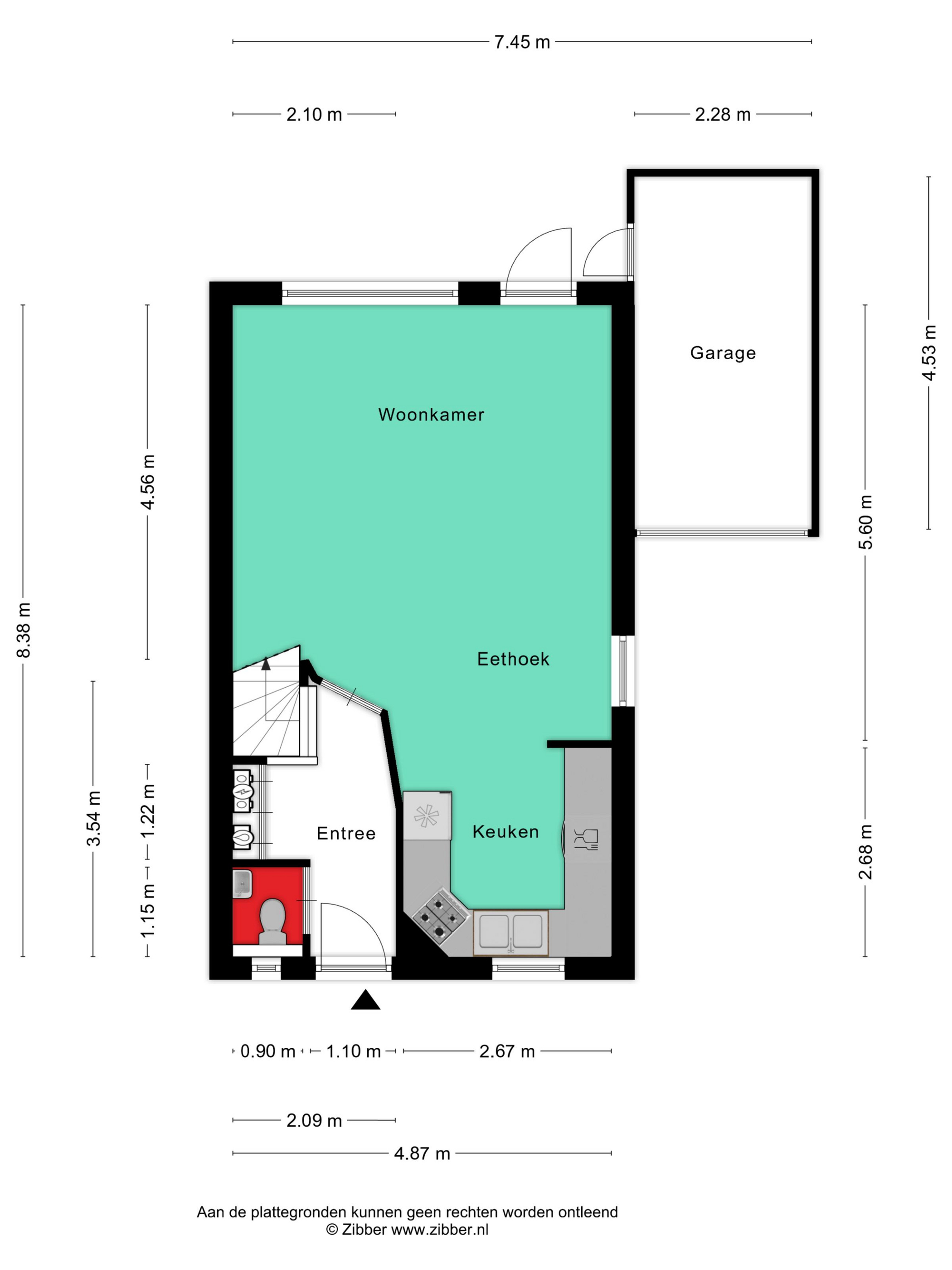 De stelling 10 32 - 8232 EC - lelystad-plattegrond-1